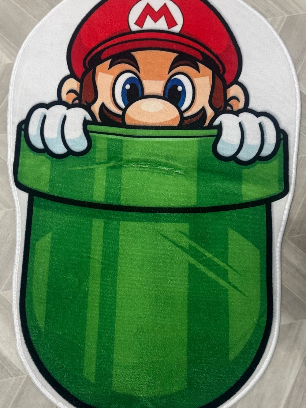 Super Mario Green Pipe Rug/Wall Decor